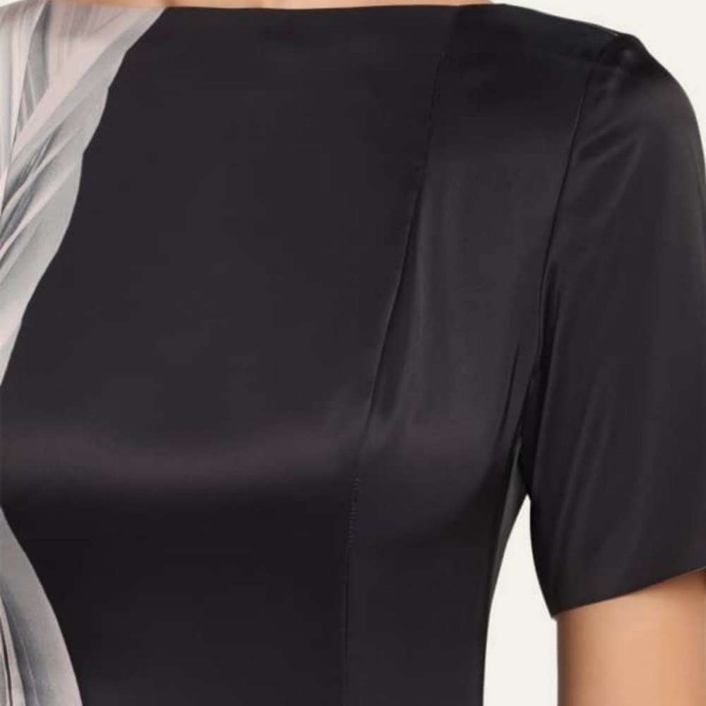 Elegant Jason Wu  Draped Midi Dress size 8 - Picture 3 of 10